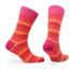 Norfolk Socks Fine Stripe-B Cotton Rich Sock Red